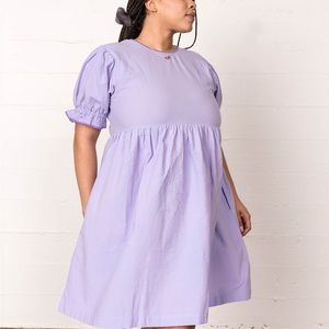 Noble Organic frannie dress lilac